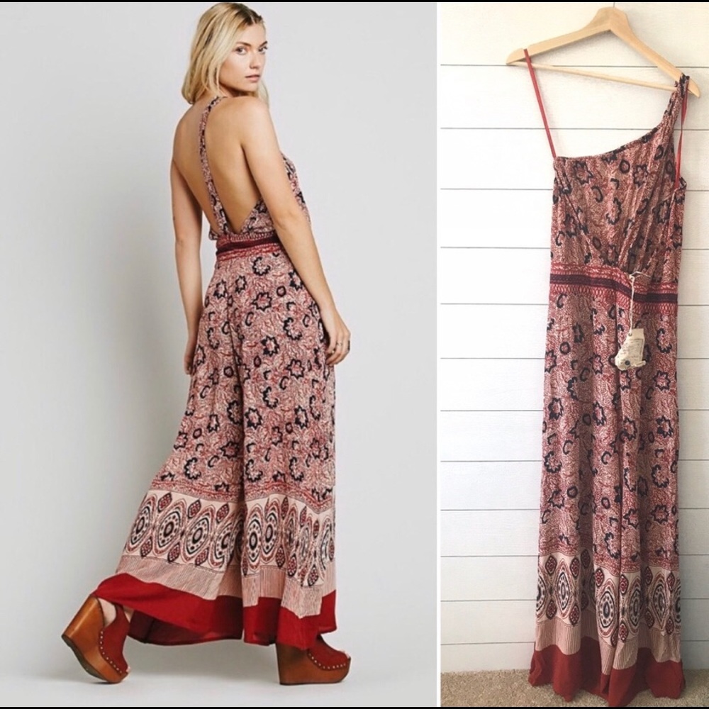 Free People || NEW! Bali Lovina Jumpsuit Romper M - Picture 3 of 6